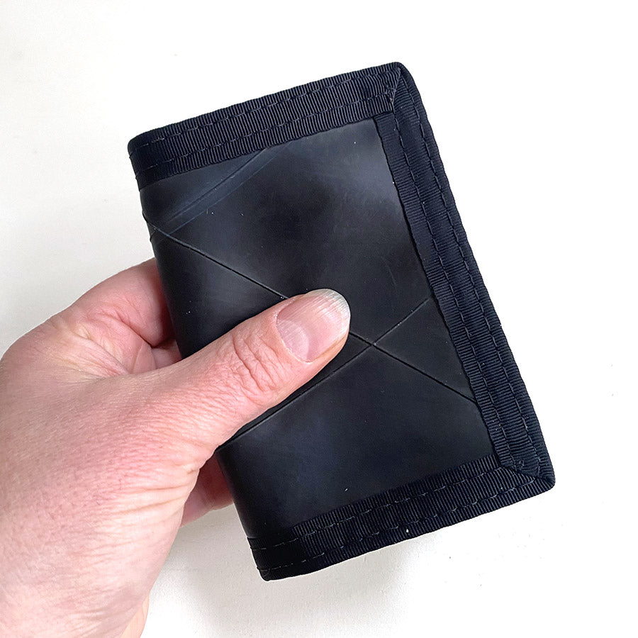 Recycled Bike Tire Tube Tri-fold Wallet – Trading Post at