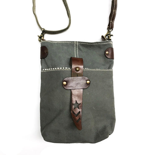 Recycled Military Tent Satchel