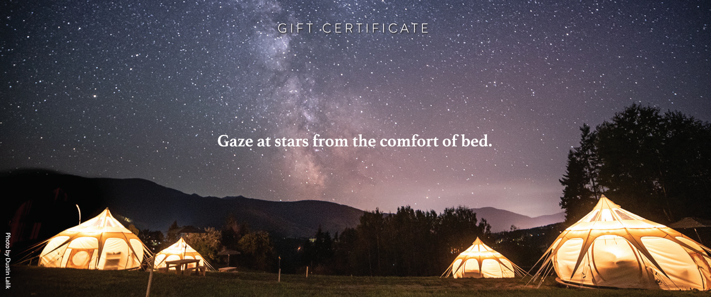 Glamping Gift Certificate