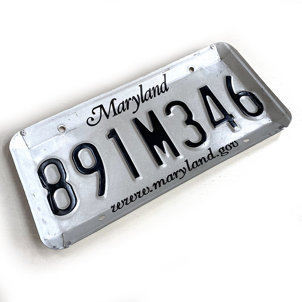 Recycled License Plate Tray