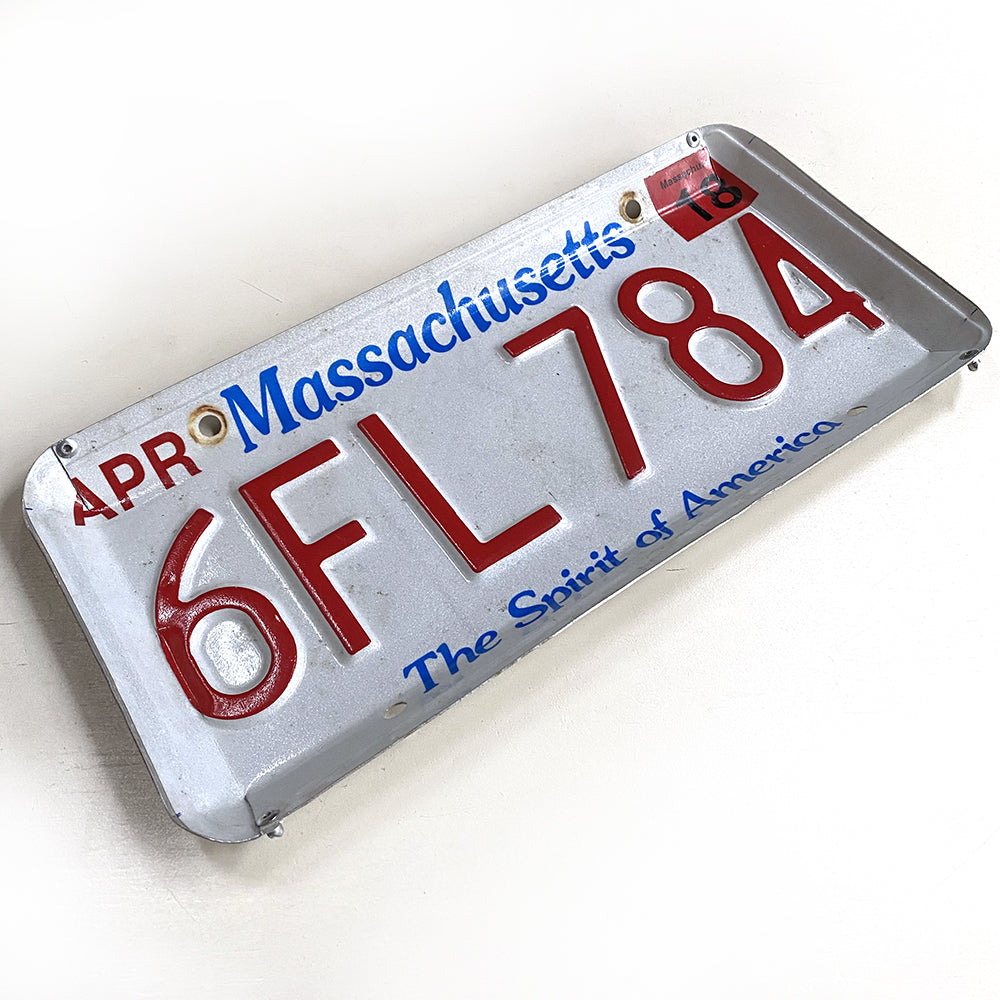 Recycled License Plate Tray