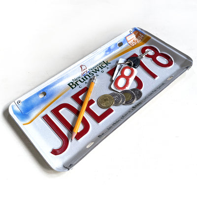 Recycled License Plate Tray