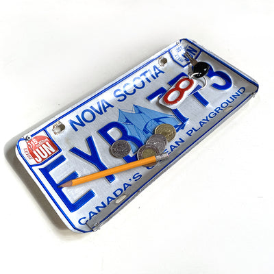 Recycled License Plate Tray