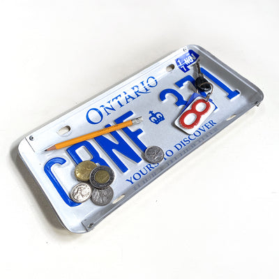 Recycled License Plate Tray