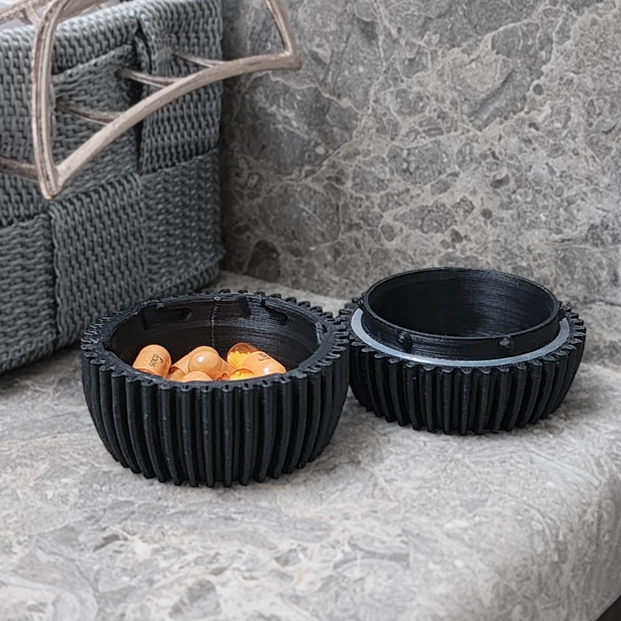 Podly Recycled Plastic Air-Lock Canisters