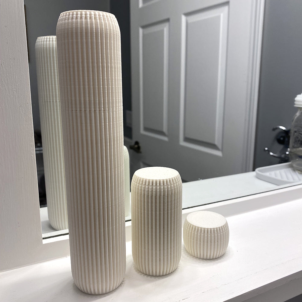 Podly Recycled Plastic Air-Lock Canisters