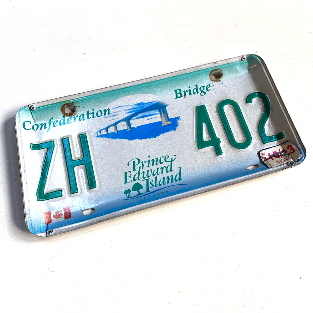 Recycled License Plate Tray