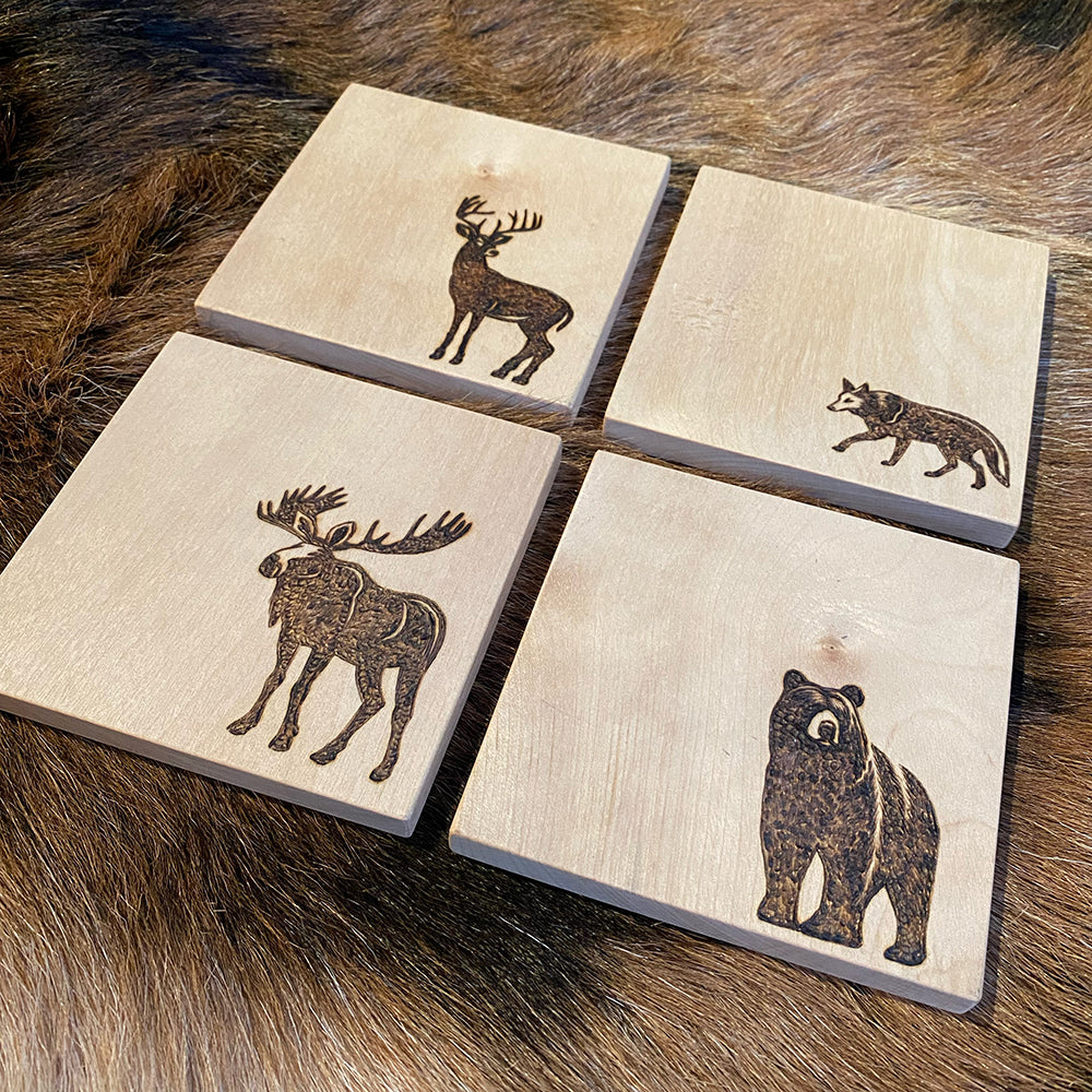 Birch Coaster Sets