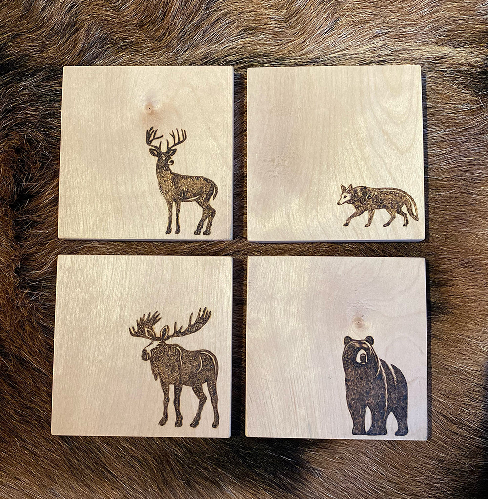 Birch Coaster Sets