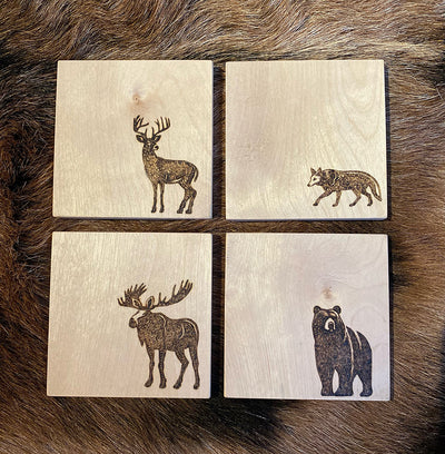 Birch Coaster Sets