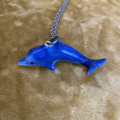 Large porcelain animal necklace