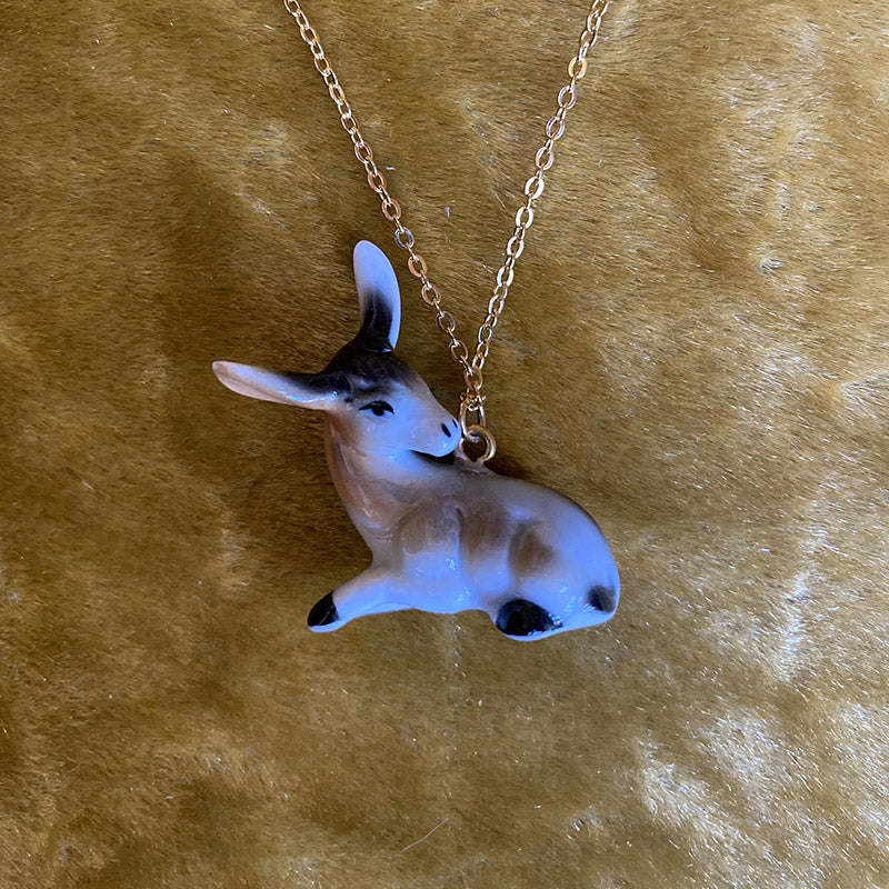 Small Porcelain Animal Necklace