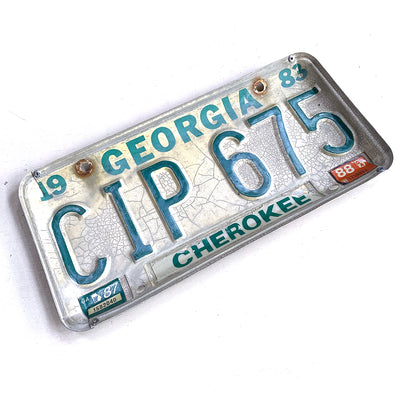 Recycled License Plate Tray