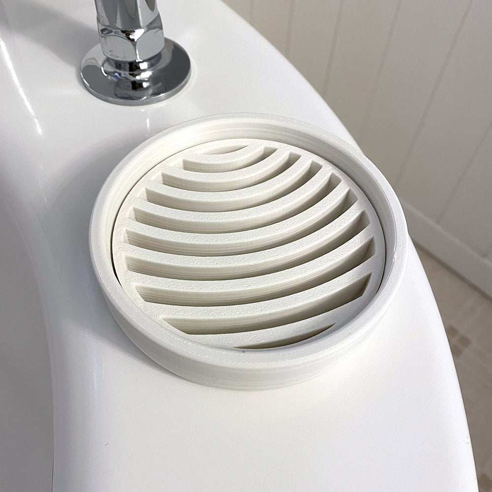 Recycled Plastic Round Soap Dish (New and Improved)
