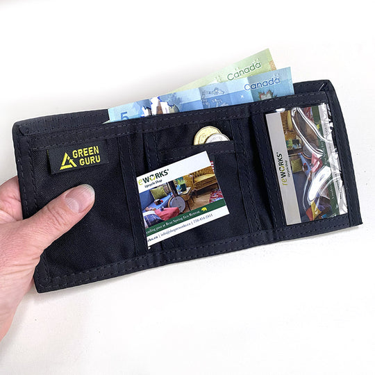 Recycled Bike Tire Tube Tri-fold Wallet – Trading Post at