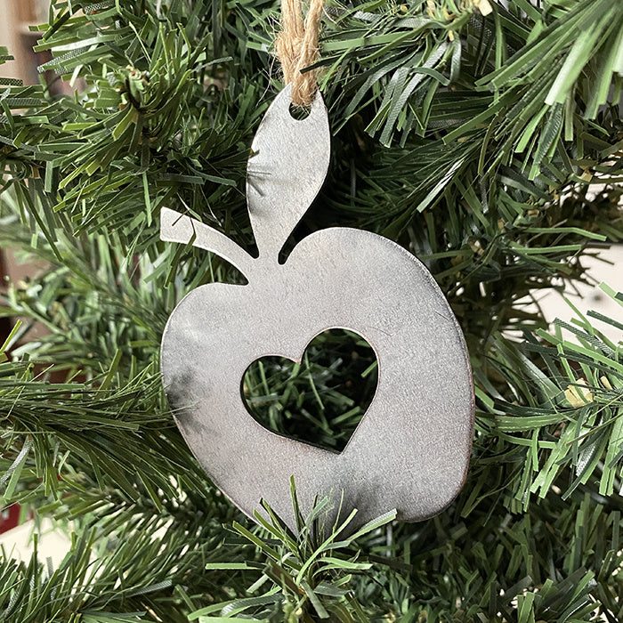 Metal Apple Ornament