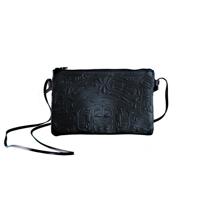 Black Crossbody Leather Bag