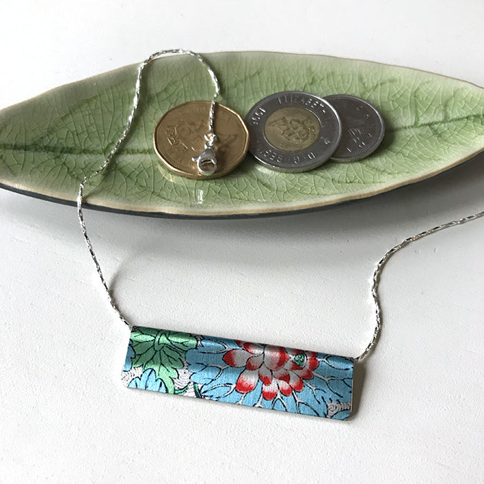 Recycled Aluminum Statement Necklace